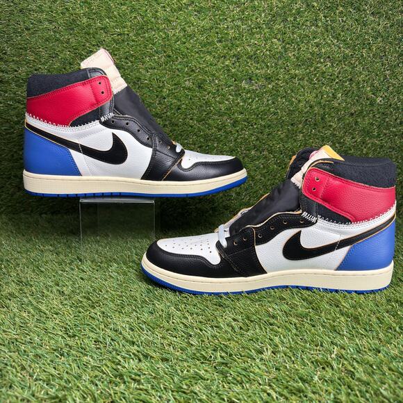 Fragment x Union LA x Air Jordan 1 Retro High OG Varsity Red Size 13 IO7847-002 main image 4
